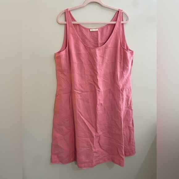 Eileen Fisher Dresses & Skirts - Eileen Fisher 100% Linen Pink Long Dress Sleeveless